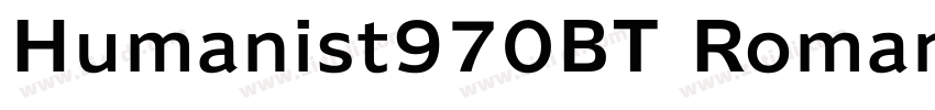 Humanist970BT Roman字体转换